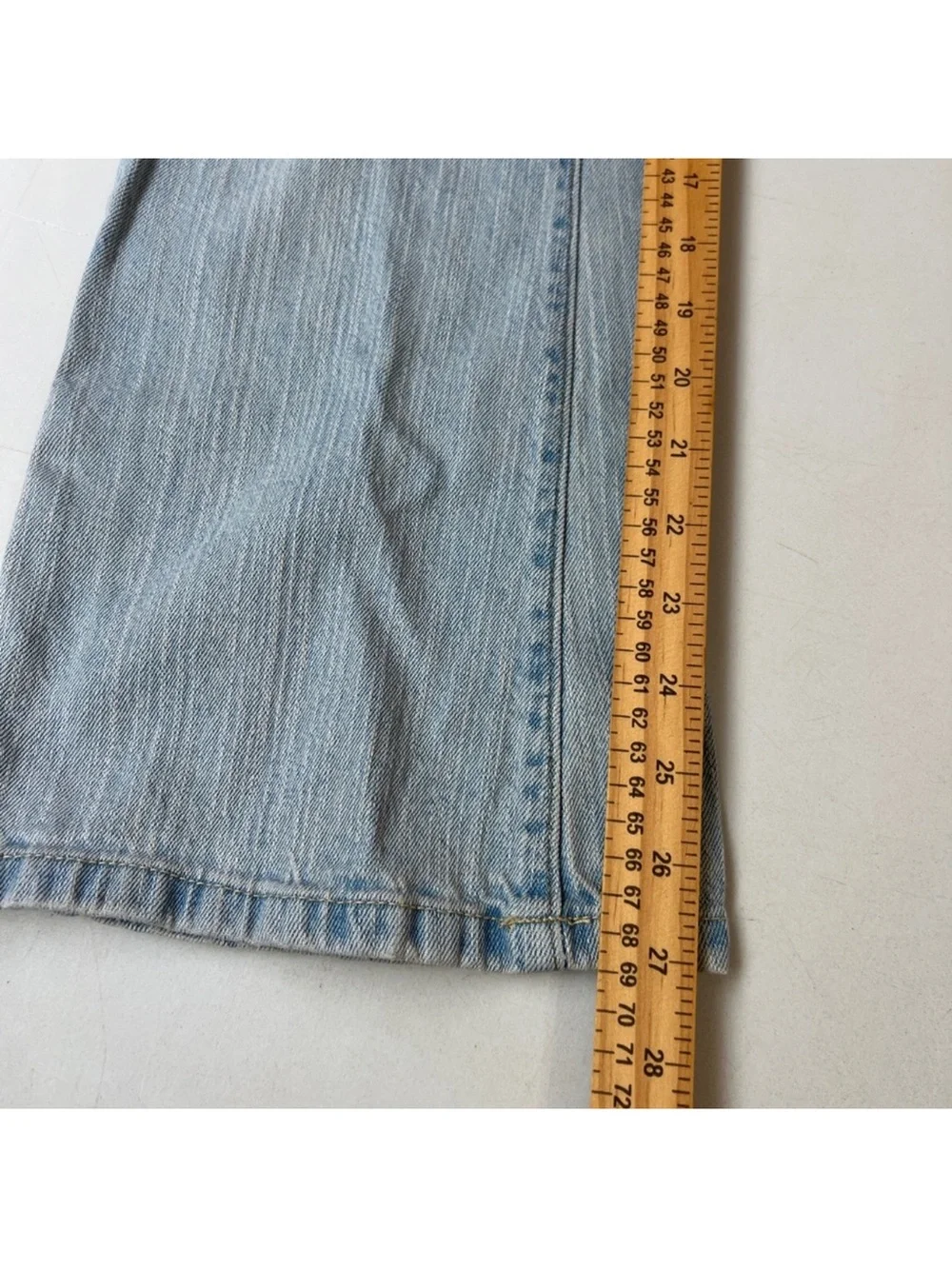 Levi’s Stretch Flare girls Jeans Size 14 Light Wash Low Rise Y2K
